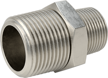 McMaster 51205K204 Extreme - Pressure 316 Stainless Steel Pipe Fitting Straight Reducer with Hex Body, 1 x 3/4 NPTF Male - ZenverasKV51205K204