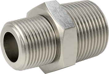 McMaster 51205K204 Extreme - Pressure 316 Stainless Steel Pipe Fitting Straight Reducer with Hex Body, 1 x 3/4 NPTF Male - ZenverasKV51205K204