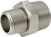 McMaster 51205K206 Extreme - Pressure 316 Stainless Steel Pipe Fitting Straight Reducer with Hex Body, 1 - 1/4 x 1 NPTF Male - ZenverasKV51205K206