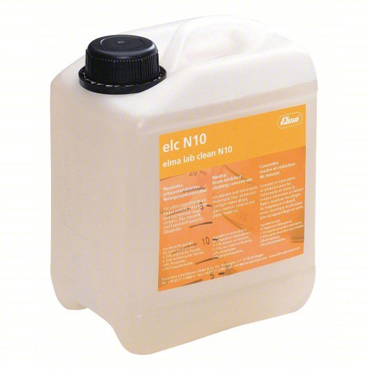 Elma Lab Clean N10 Neutral Cleaner 10 L Container Size, Liquid, 7.1 pH Max pH Level, Unscented, Jug - ZenverasKV52RX72