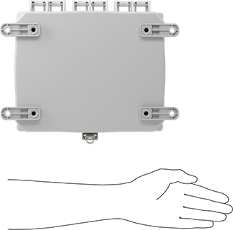 McMaster 5376K428 Versa - Mount Polycarbonate Washdown Enclosure Corrosion - Resistant, White, Quick - Release, 10 - 9/16" X5 - 5/16" - ZenverasKV5376K428