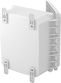 McMaster 5376K428 Versa - Mount Polycarbonate Washdown Enclosure Corrosion - Resistant, White, Quick - Release, 10 - 9/16" X5 - 5/16" - ZenverasKV5376K428
