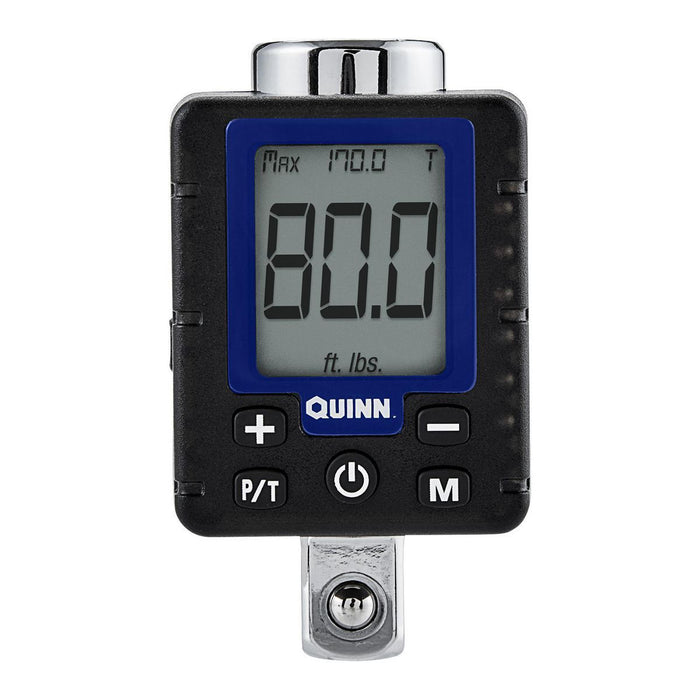 Quinn 58706 1/2 in. Drive 25-250 ft. lb. Digital Torque Adapter
