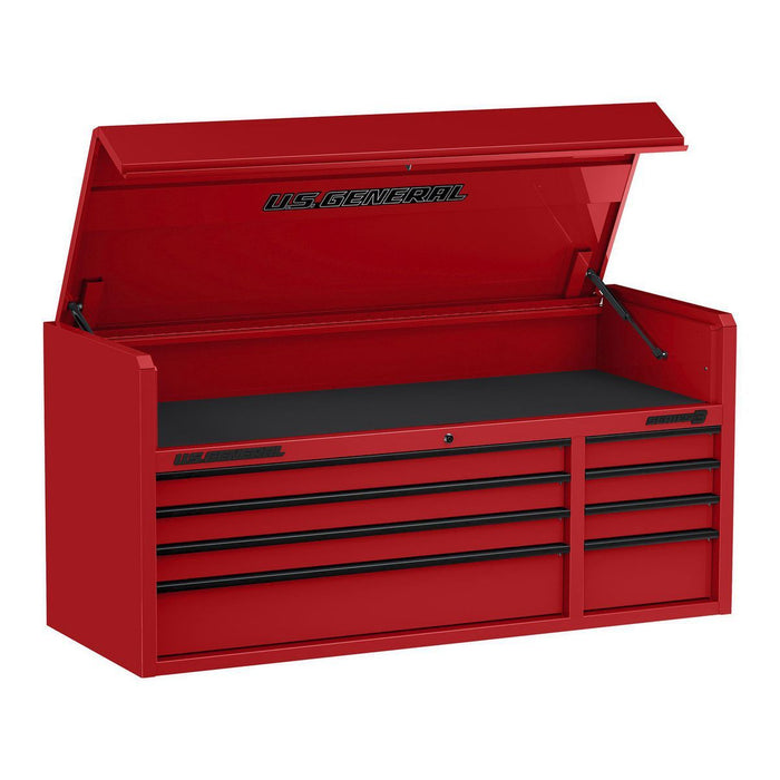 KVM Tools US General 58712 56 in. x 22 in. Top Chest, Series 3, Red - ZenverasKV58712