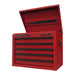 KVM Tools US General KV58715 27 in. x 22 in. Top Chest, Series 3, Red - ZenverasKV58715