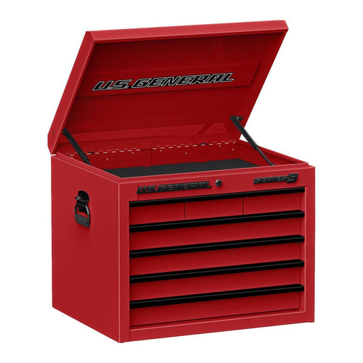 KVM Tools US General KV58715 27 in. x 22 in. Top Chest, Series 3, Red - ZenverasKV58715