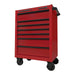 KVM Tools US General KV58721 27 in. x 22 in. Roll Cab, Series 3, Red - ZenverasKV58721