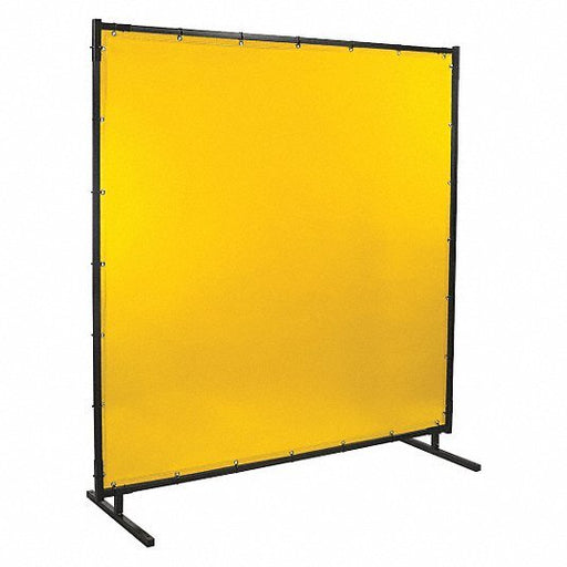 Steiner 534HD - 6X8 Welding Screen Vinyl, 6 ft Ht, 8 ft Wd, Yellow, 1 in Frame, Yellow - ZenverasKV5KNL6
