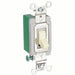 Hubbell HBL3031I Wall Switch Toggle Switch, Single Pole, Ivory, 30 A, Screw Terminals - ZenverasKV5Z809