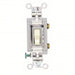 Hubbell HBL3031I Wall Switch Toggle Switch, Single Pole, Ivory, 30 A, Screw Terminals - ZenverasKV5Z809