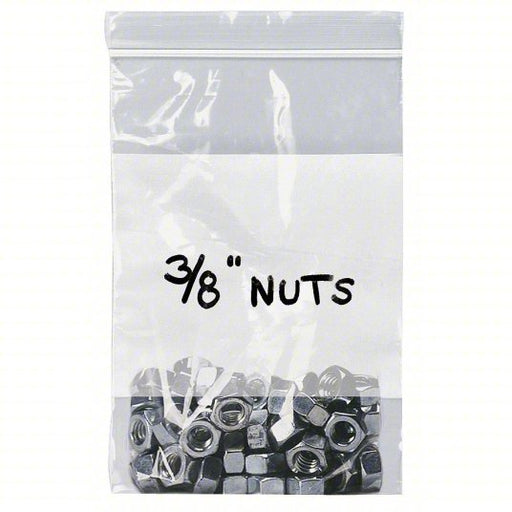 KVM Tools KV5ZW41 Reclosable Poly Bag 4 mil Thick, 3 in Wd, 5 in Lg, Dispenser Box, 100 PK - ZenverasKV5ZW41