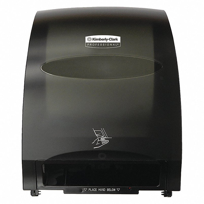 Kimberly-Clark 48857 Automatic Hard Roll Towel Dispenser Smoke Black