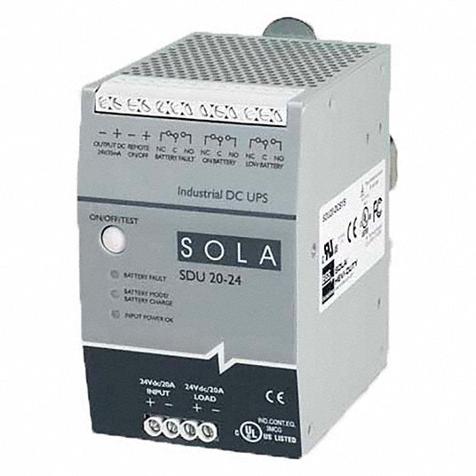 SOLAHD SDU2024B UPS Single Phase, 480 VA Power Rating, 23 V DC_30 V DC Input, 23 V DC_30 V DC Output - ZenverasKV61VD24