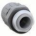 Hubbell P100NGYA Liquid-Tight Conduit Fitting 1 in Trade Size, Straight, Insulated, Gray - ZenverasKV6D092