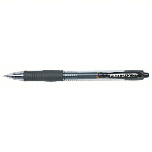 Pilot PIL31020 Gel Pen Black, 0.7 mm Pen Tip, Retractable, Includes Pen Cushion, Plastic, Black, 12 PK - ZenverasKV6NEC9