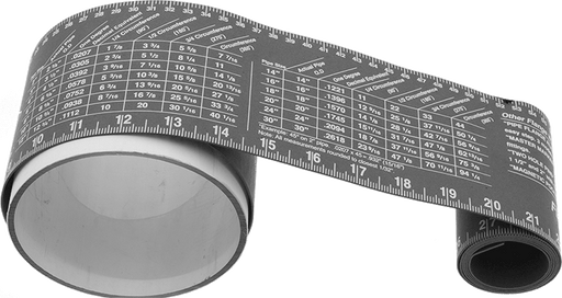 McMaster 8991A75 Pipe Size Chart/Ruler for 6" - 30" and 2 mm - 77 cm Pipe OD - ZenverasKV8991A75