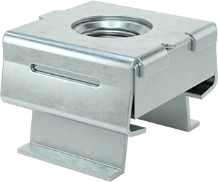 McMaster 90680A157 Snap - in Nut Zinc - Plated Steel, 3/8" - 16 Size, for 0.162" - 0.21" Thick Panel - ZenverasKV90680A157