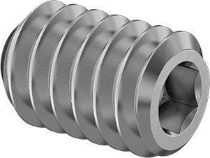 McMaster 93386A454 400 Nickel Alloy Cup - Point Set Screw 1/4" - 20 Thread, 3/8" Long - ZenverasKV93386A454