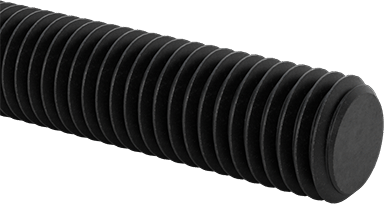 McMaster 94210A191 Medium - Strength Threaded Rod, Black - Oxide Grade B7 Steel, 5/8" - 11 Thread Size, 4 Feet Long - ZenverasKV94210A191