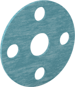 McMaster 9472K632 Oil - Resistant Aramid - Reinforced Buna - N Gasket with Bolt Holes, for 3/4 Pipe Size, ANSI Class 150, Thickness 1/8 in - ZenverasKV9472K632 - 1/8