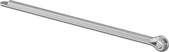 McMaster 98350A330 Cotter Pin Zinc - Plated Spring Steel, 3.2 mm Diameter, 63 mm Long PK25 - ZenverasKV98350A330