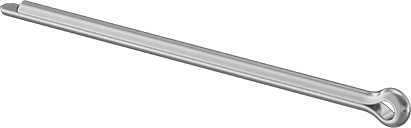 McMaster 98350A330 Cotter Pin Zinc - Plated Spring Steel, 3.2 mm Diameter, 63 mm Long PK25 - ZenverasKV98350A330