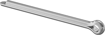 McMaster 98350A490 Cotter Pin Zinc - Plated Spring Steel, 5 mm Diameter, 63 mm Long - ZenverasKV98350A490