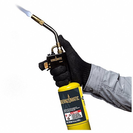 Bernzomatic TS4000 Hand Torch Swirl Flame, Instant On - Off, Preset Flame, Fixed Tip, Swirl, Hand Torch - ZenverasKV4NE96