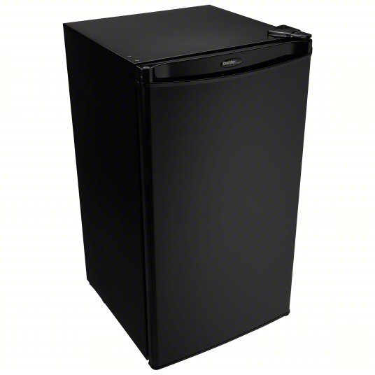 Danby DCR032A2BDD Mini Refrigerator with Freezer Section Black, 3.2 cu ft Total Capacity, 2 Shelves - ZenverasKV10N665
