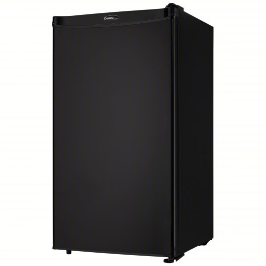 Danby DCR032A2BDD Mini Refrigerator with Freezer Section Black, 3.2 cu ft Total Capacity, 2 Shelves - ZenverasKV10N665