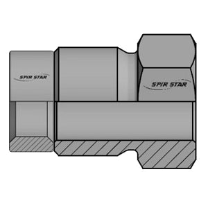 Spir Star GN - 9/16MP Gland Nut 9/16 In MP MAWP 20K PSI - ZenverasKVGN - 9/16MP