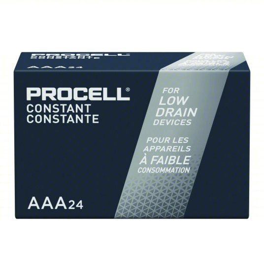 Duracell Battery AAA, Everyday, Alkaline, 1.5V DC, Procell Constant, 24 PK - ZenverasKV5LE25