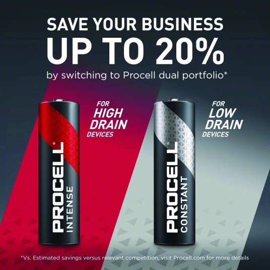 Duracell PC1500BKD Battery AA, Everyday, Alkaline, 1.5V DC, Procell Constant, 24 PK - ZenverasKV5LE23