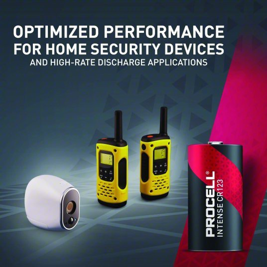 Duracell PL123 Battery 123 Battery Size, Lithium, 1,600 mAh Capacity, 3V DC, 12 PK - ZenverasKV11W123