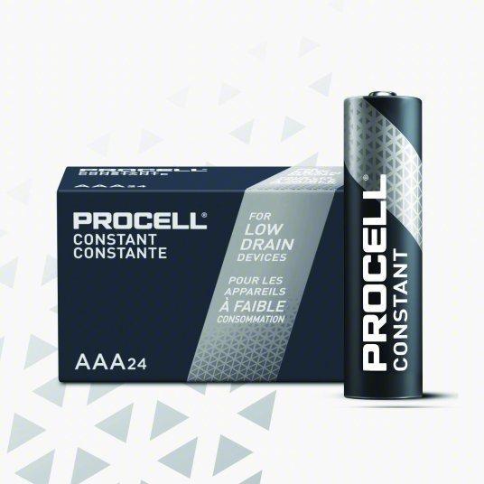 Duracell Battery AAA, Everyday, Alkaline, 1.5V DC, Procell Constant, 24 PK - ZenverasKV5LE25
