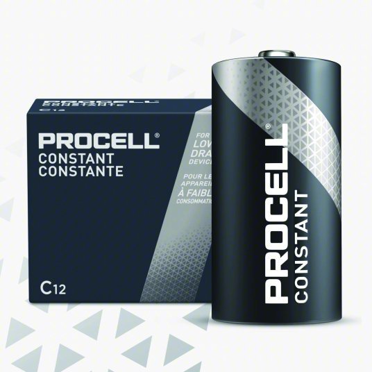 Duracell Procell PC1400 Battery C, Everyday, Alkaline, 1.5V DC, Procell Constant, 12 PK - ZenverasKV5LE22