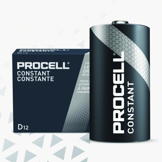 Duracell Procell PC1300 Battery D, Everyday, Alkaline, 1.5V DC, Procell Constant, 12 PK - ZenverasKV5LE21