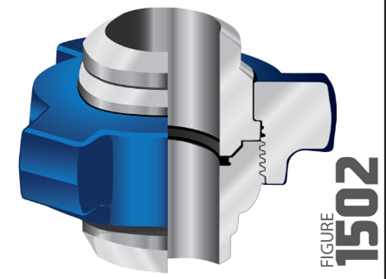 150540 Hammer Union, 5 In Fig 1502 BW - ZenverasKV150540