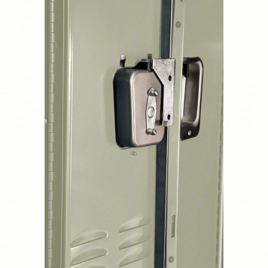 Hallowell U1256 - 2A - PT Wardrobe Locker 12 in x 15 in x 66 in, Louvered, 2 Tiers, 1 Units Wide, Padlock Hasp, Tan - ZenverasKV1AEG6