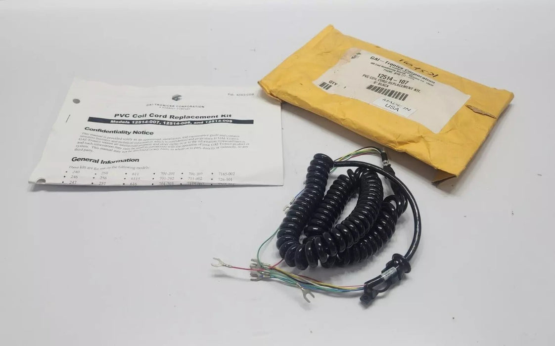 Gai - Tronics 12514 - 107 PVC Coil Cord Kit Replaces 12514 - 007 - ZenverasKV12514 - 107
