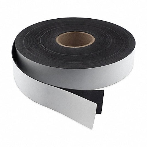 KVM Tools KV6YA65 Roll Magnet Indoor Adhesive Nonmagnetic Side, 100 ft Overall Lg, 2 in Overall Wd - ZenverasKV6YA65
