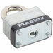 Master Lock 22 Padlock, Keyed Different, Standard Shackle, Rectangular Steel Body, Steel Shackle, 9/16 in W - ZenverasKV1A377
