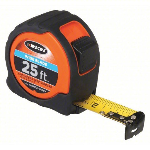Keson PG181025WIDEV 25 ft Engineer's Tape Measure, 1 3/16 in Blade - ZenverasKV22N872