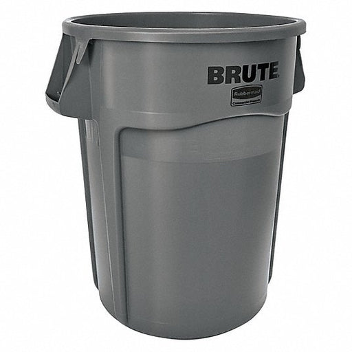 Rubbermaid FG264360GRAY 44 Gal Plastic Round Trash Can, Gray - ZenverasKV2FTH5