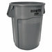 Rubbermaid FG264360GRAY 44 Gal Plastic Round Trash Can, Gray - ZenverasKV2FTH5