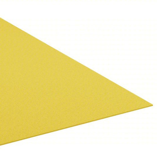 KVM Tools 1001352Y Polyethylene Sheet Std, 24 in x 4 ft, 3/4 in Thick, Yellow, Closed Cell, 1-Sided Adhesive, Smooth - ZenverasKV30WN56
