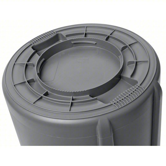 Rubbermaid FG262000BLUE 20 Gal Polyethylene Round Trash Can, Blue - ZenverasKV35ZU63