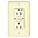 Hubbell GFR82I GFCI Receptacle, 15A, 125VAC, 5-15R, Ivory - ZenverasKV39EA35
