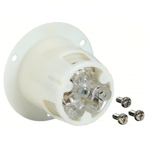 Hubbell HBL2316 20A Flanged Twist-Lock Receptacle 2P 3W 125VAC - ZenverasKV3D035