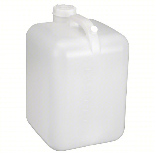 Dynalon 405604 Carboy 18.92 L Capacity mL, 5 gal Capacity oz, Screw On, HDPE, Blow Molded Handle, White, HDPE - ZenverasKV3WAJ3